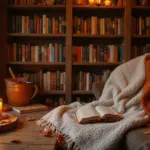 25 Autumn Book and Candle Decor Ideas for Relaxing Nights
