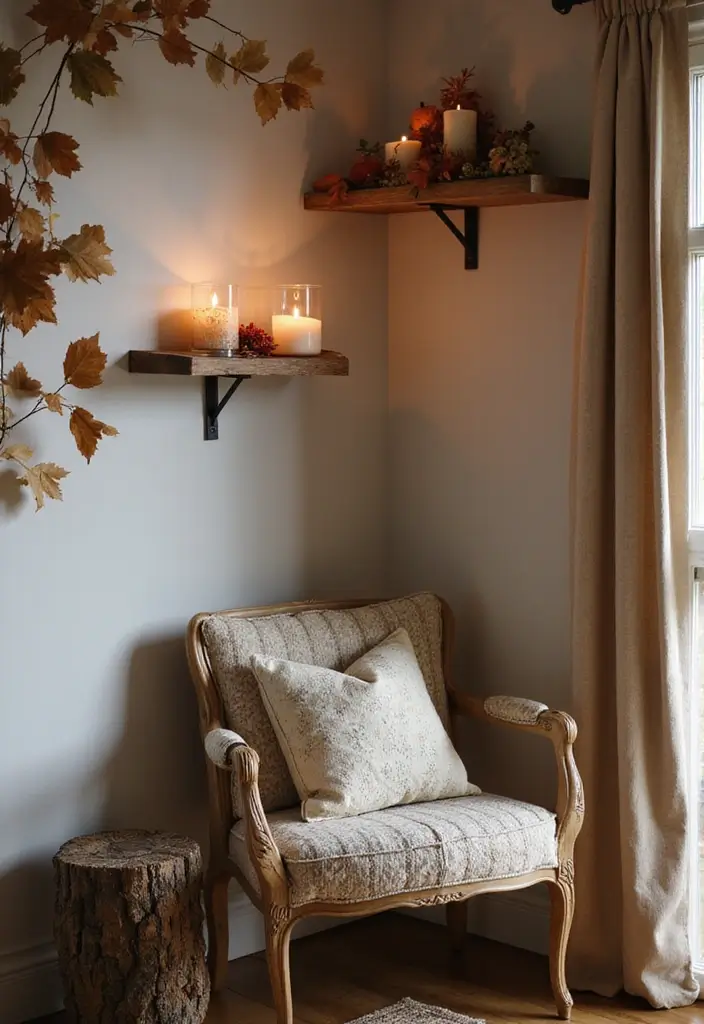 25 Autumn Book and Candle Decor Ideas for Relaxing Nights 56 25 Autumn Book and Candle Decor Ideas for Relaxing Nights - 18. Thematic Wall Decor