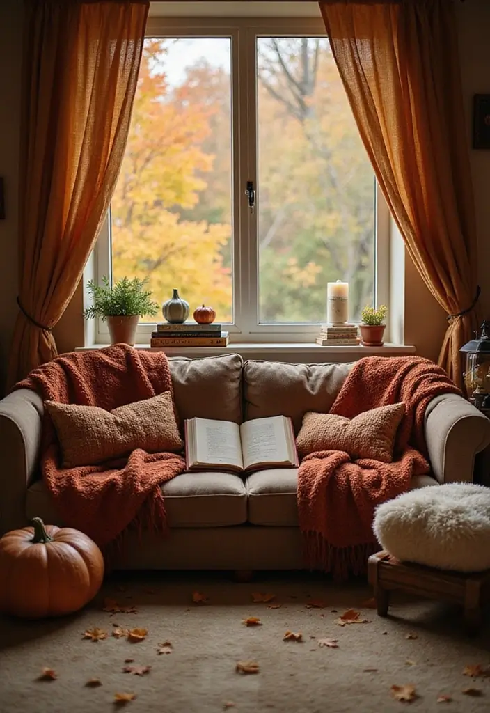 25 Autumn Book and Candle Decor Ideas for Relaxing Nights 63 25 Autumn Book and Candle Decor Ideas for Relaxing Nights - 19. Family Reading Time