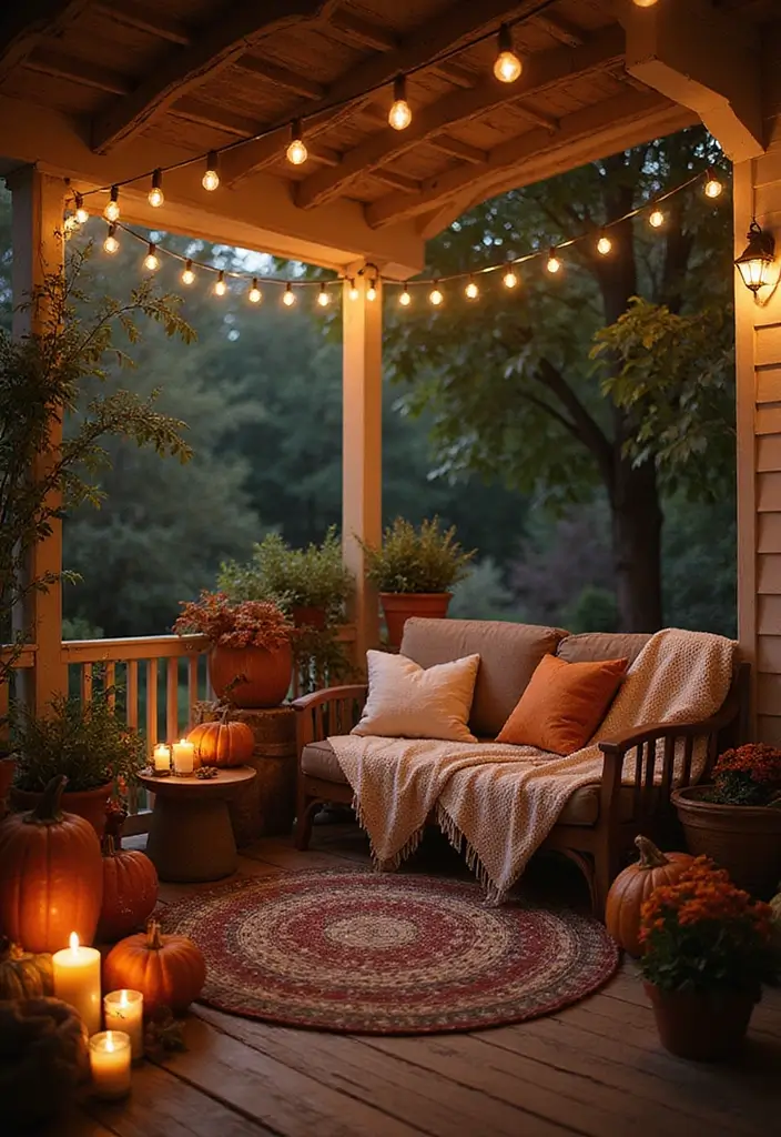 25 Autumn Book and Candle Decor Ideas for Relaxing Nights 79 25 Autumn Book and Candle Decor Ideas for Relaxing Nights - 23. Outdoor Reading Spaces