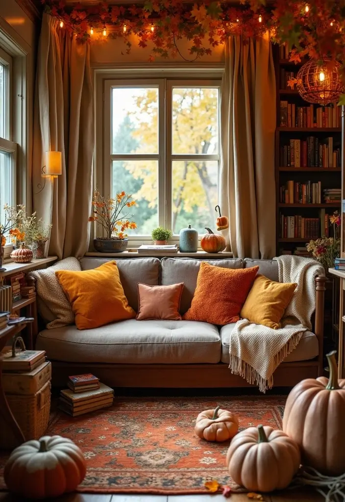25 Autumn Book and Candle Decor Ideas for Relaxing Nights 89 25 Autumn Book and Candle Decor Ideas for Relaxing Nights - 25. Share Your Cozy Nook