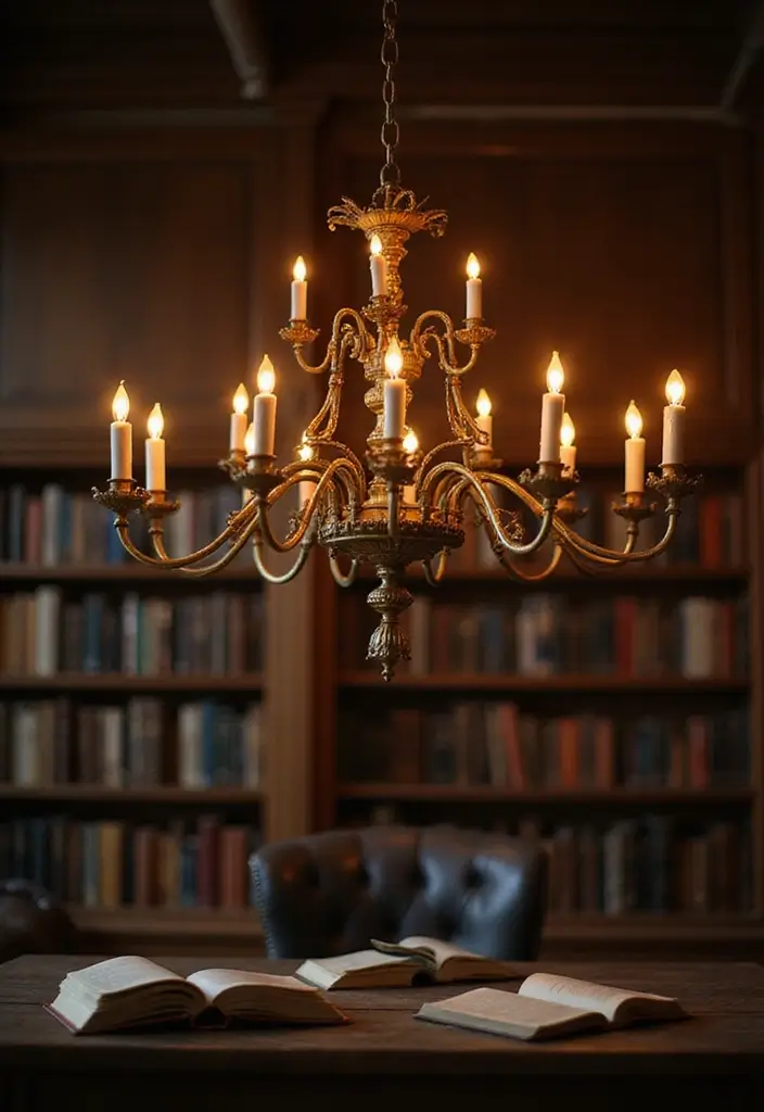 25 Candle Chandelier Decor Ideas That Add Elegant Drama 59 25 Candle Chandelier Decor Ideas That Add Elegant Drama - 17. Candle Chandeliers in Unique Spaces