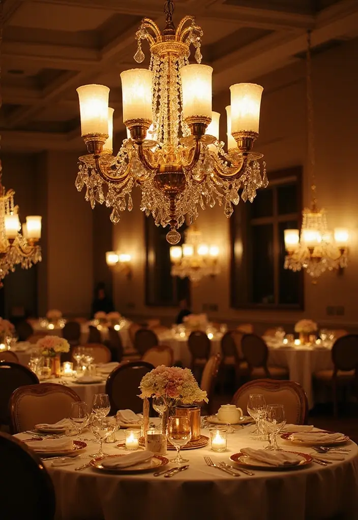 25 Candle Chandelier Decor Ideas That Add Elegant Drama 81 25 Candle Chandelier Decor Ideas That Add Elegant Drama - 25. Candle Chandeliers in Formal Settings