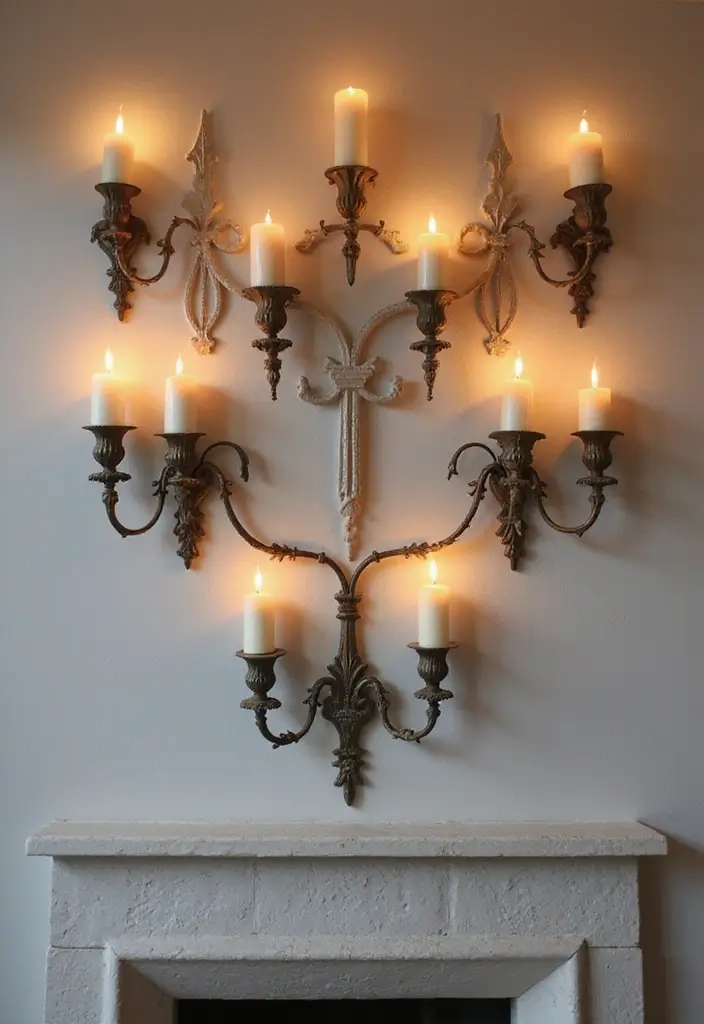 25 Candle Decor Ideas to Make Every Corner Feel Inviting 59 25 Candle Decor Ideas to Make Every Corner Feel Inviting - 17. Candle Wall Art