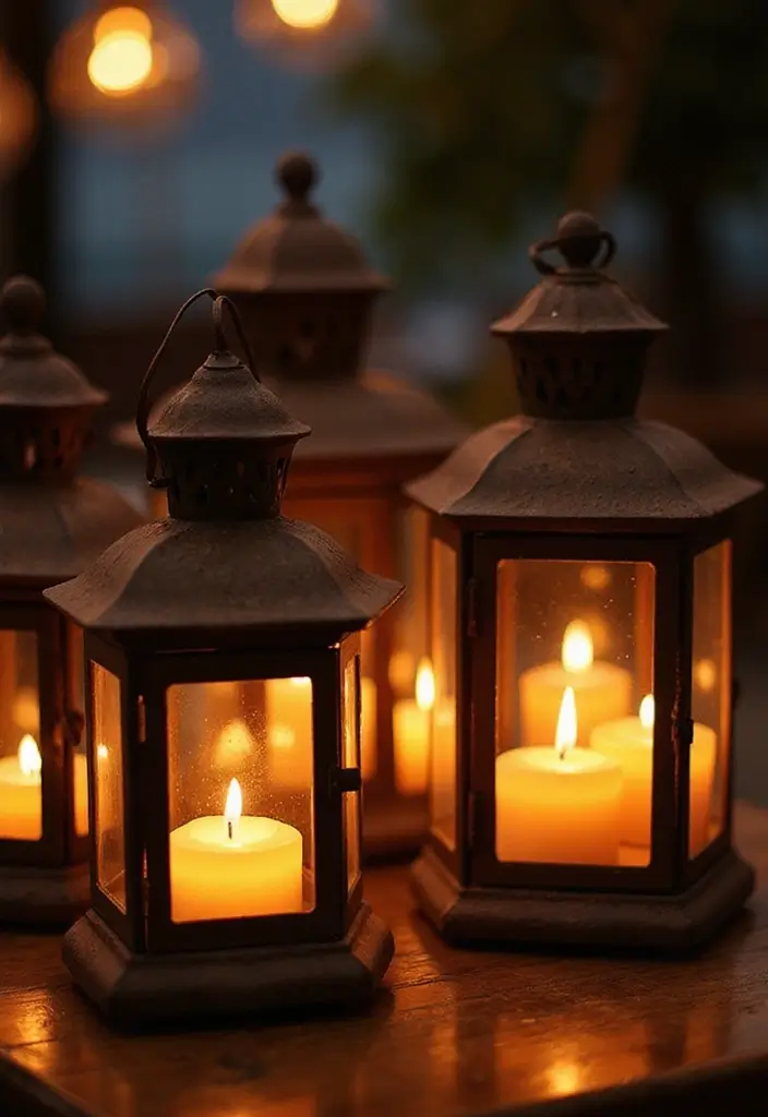 25 Candle Decor Ideas to Make Every Corner Feel Inviting 28 25 Candle Decor Ideas to Make Every Corner Feel Inviting - 6. Candle Lanterns for Ambient Lighting