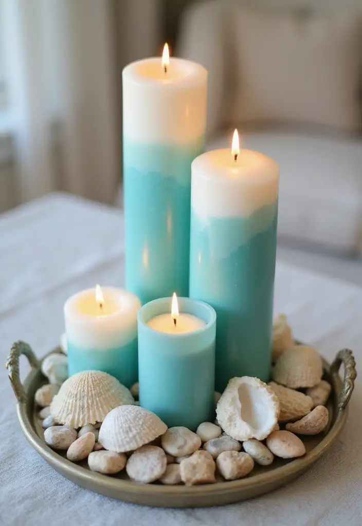 25 Candle Stick Decor Ideas That Instantly Add Warmth 19 25 Candle Stick Decor Ideas That Instantly Add Warmth - 5. Layered Candle Arrangements