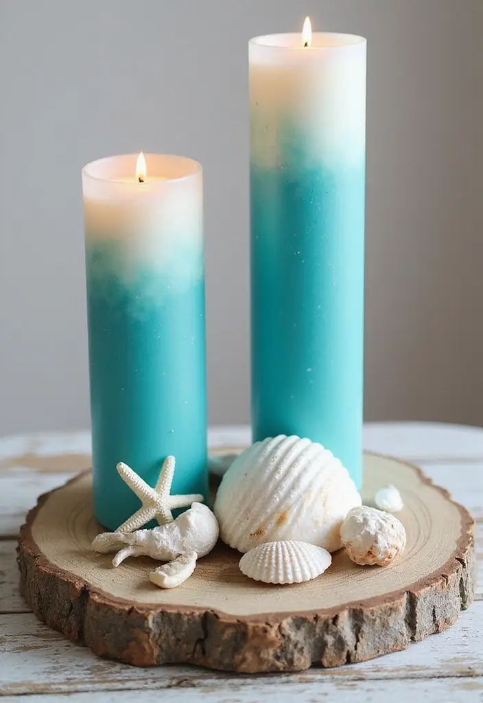 25 Candle Stick Decor Ideas That Instantly Add Warmth 20 25 Candle Stick Decor Ideas That Instantly Add Warmth - 6. Seashell Accented Candle Holders