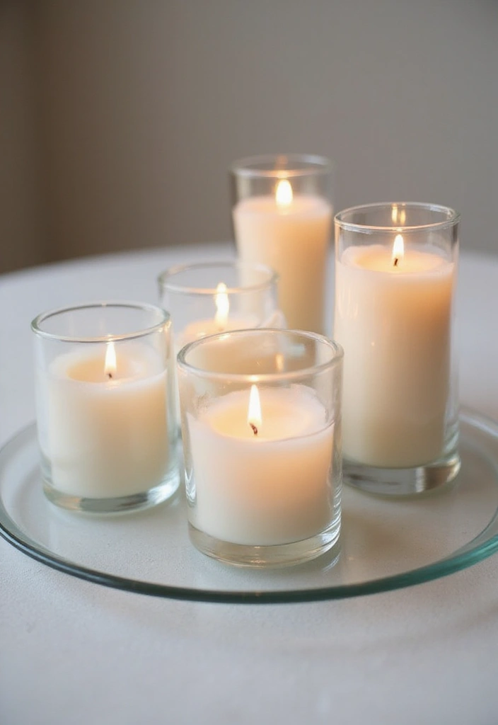 25 Candle Tray Decor Ideas for Organized Living Rooms 59 25 Candle Tray Decor Ideas for Organized Living Rooms - 19. Classic Glass Elements