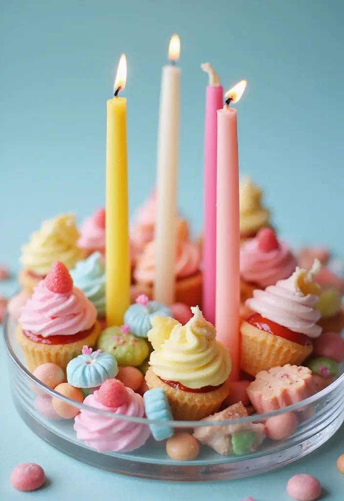 25 Candle Tray Decor Ideas for Organized Living Rooms 29 25 Candle Tray Decor Ideas for Organized Living Rooms - 7. Colorful Candy Land