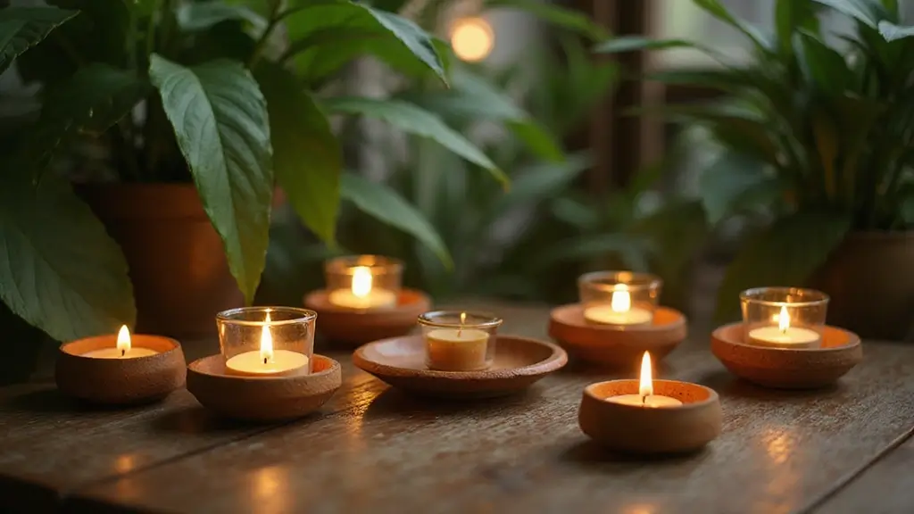 25 Candle and Greenery Table Decor Ideas for Natural Warmth