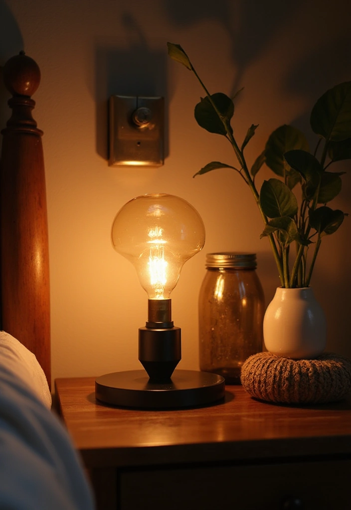 25 Cozy Home Decor Ideas with Candles and Lamps for a Warm Glow 4 25 Cozy Home Decor Ideas with Candles and Lamps for a Warm Glow - 2. Table Lamps with Warm Bulbs
