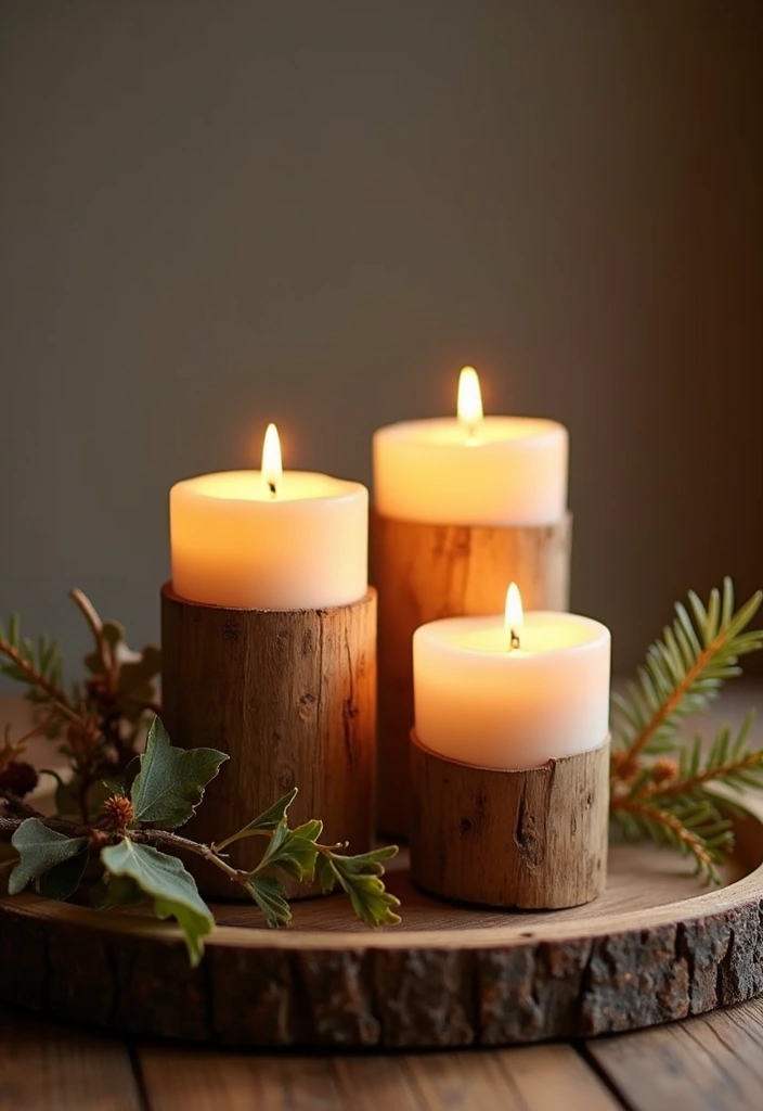 25 Deer Candle Holder Decor Ideas Perfect for Winter Decor 52 25 Deer Candle Holder Decor Ideas Perfect for Winter Decor - 20. Candle Holders with Natural Finish