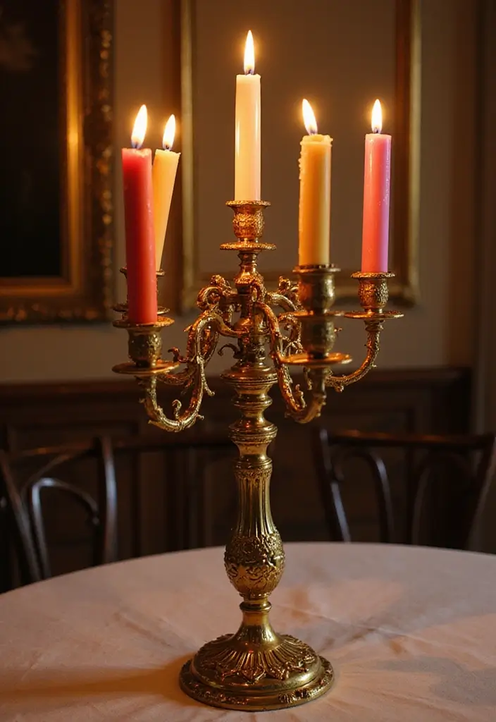 25 Hobby Lobby Candle Decor Ideas You Can Easily Recreate 22 25 Hobby Lobby Candle Decor Ideas You Can Easily Recreate - 10. Whimsical Gold Candelabra