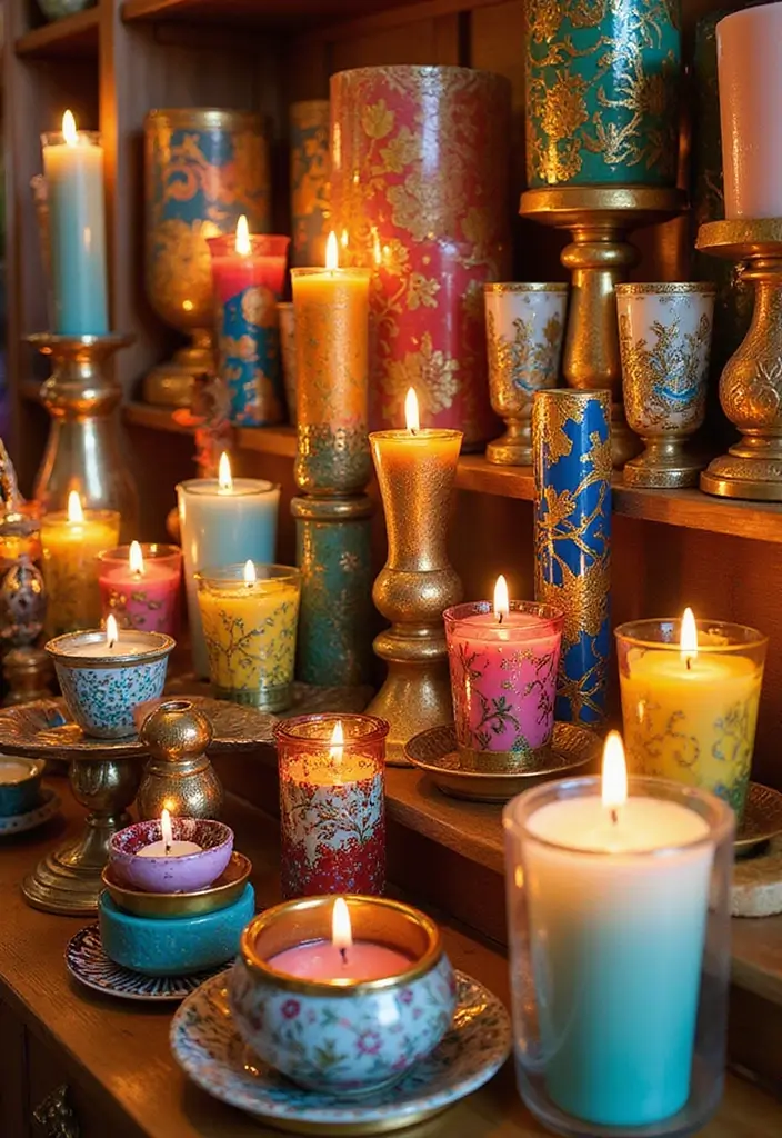 25 Hobby Lobby Candle Decor Ideas You Can Easily Recreate 31 25 Hobby Lobby Candle Decor Ideas You Can Easily Recreate - 13. Gold Accent Candle Holders
