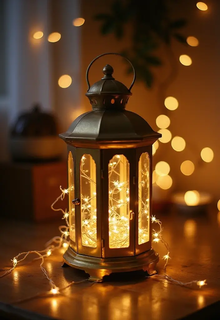 25 Hobby Lobby Candle Decor Ideas You Can Easily Recreate 42 25 Hobby Lobby Candle Decor Ideas You Can Easily Recreate - 16. Gold Lanterns with Fairy Lights