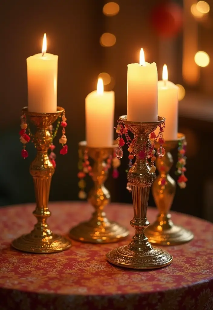 25 Hobby Lobby Candle Decor Ideas You Can Easily Recreate 49 25 Hobby Lobby Candle Decor Ideas You Can Easily Recreate - 21. Candle Holders with Beads