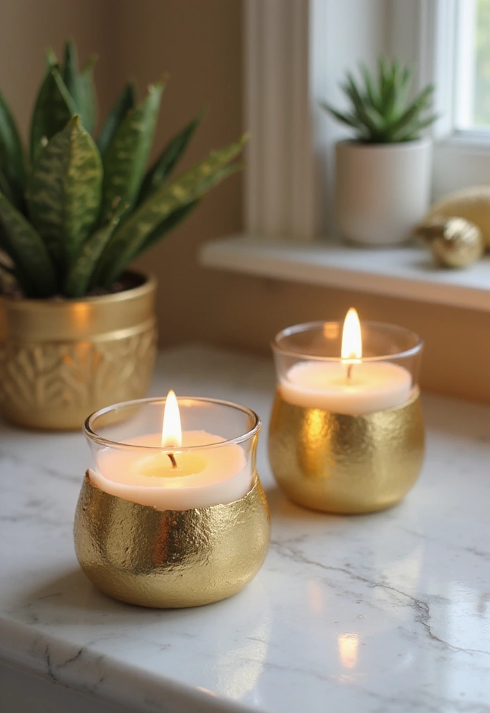 25 Hobby Lobby Candle Decor Ideas You Can Easily Recreate 50 25 Hobby Lobby Candle Decor Ideas You Can Easily Recreate - 22. DIY Gold Candle Holders with Clay