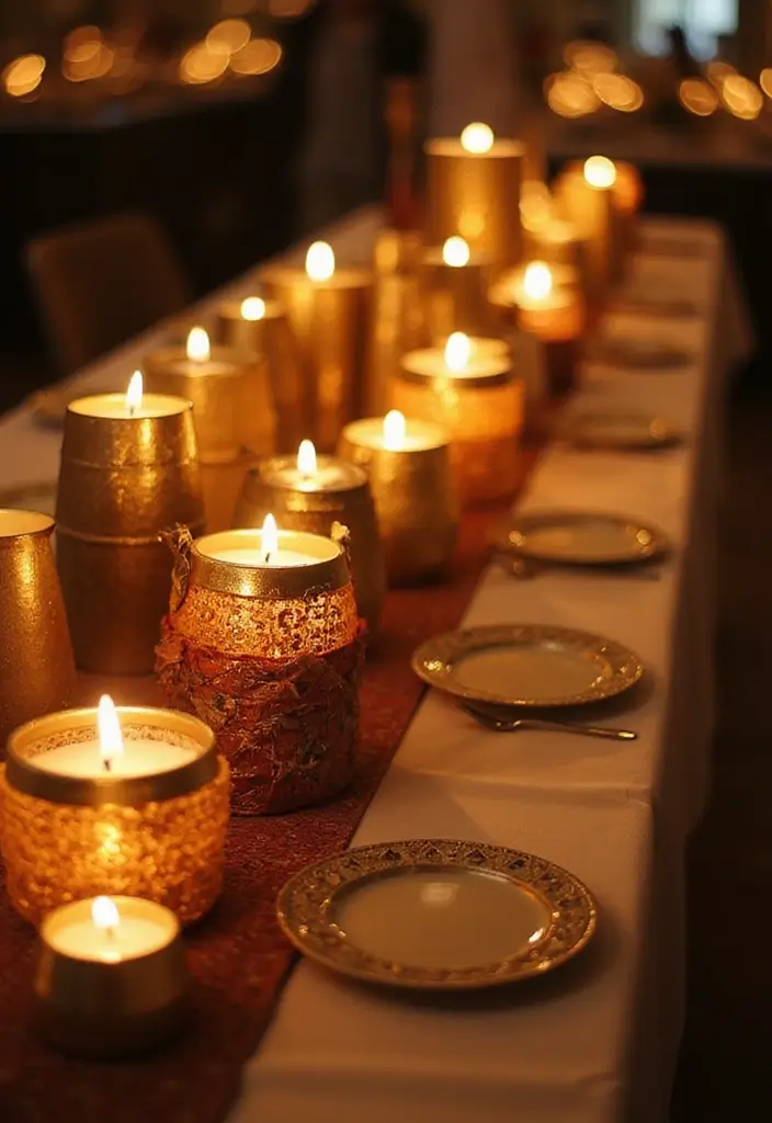 25 Hobby Lobby Candle Decor Ideas You Can Easily Recreate 56 25 Hobby Lobby Candle Decor Ideas You Can Easily Recreate - 24. Candle Holders with Decorative Fabrics