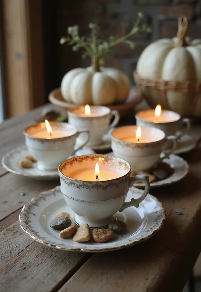 25 Hobby Lobby Candle Decor Ideas You Can Easily Recreate 11 25 Hobby Lobby Candle Decor Ideas You Can Easily Recreate - 5. Vintage Gold Teacup Candle Holders