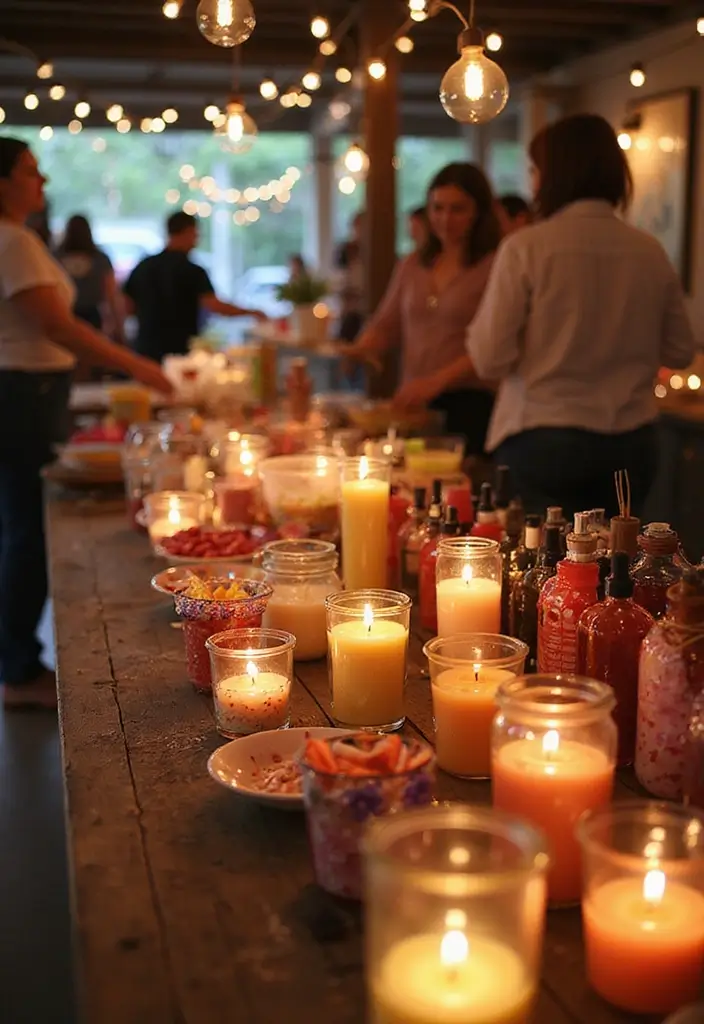 25 Home Inspiration Ideas Using Candles and Fragrance Bottles 39 25 Home Inspiration Ideas Using Candles and Fragrance Bottles - 15. Scented Candle Bar