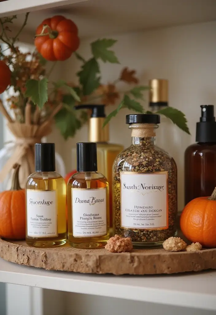 25 Home Inspiration Ideas Using Candles and Fragrance Bottles 68 25 Home Inspiration Ideas Using Candles and Fragrance Bottles - 20. Seasonal Fragrance Bottles