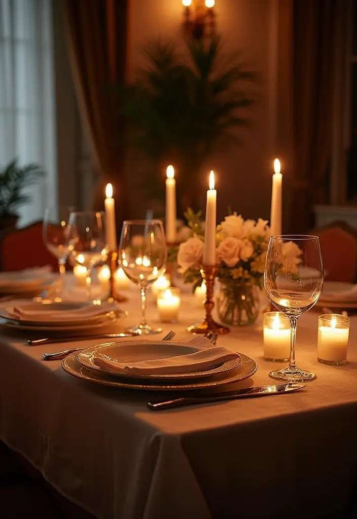 25 Home Inspiration Ideas Using Candles and Fragrance Bottles 90 25 Home Inspiration Ideas Using Candles and Fragrance Bottles - 24. Candle-Lit Dinners
