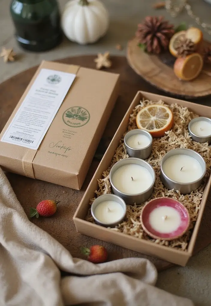 25 Home Inspiration Ideas Using Candles and Fragrance Bottles 12 25 Home Inspiration Ideas Using Candles and Fragrance Bottles - 6. Scented Candle Gift Packs
