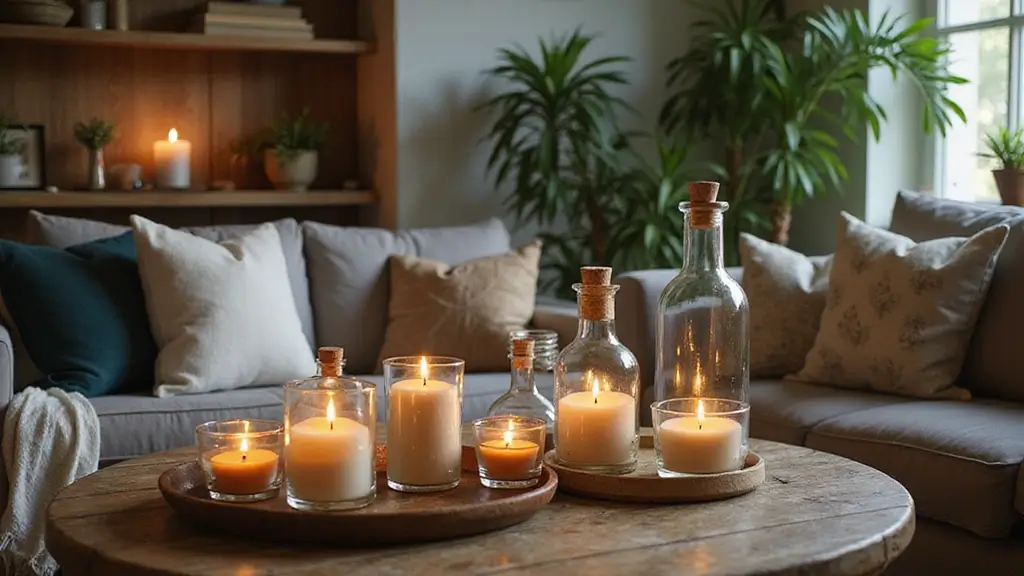 25 Home Inspiration Ideas Using Candles and Fragrance Bottles
