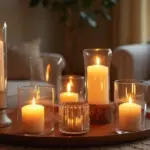 25 Living Room Candle Decor Ideas That Create Cozy Evenings