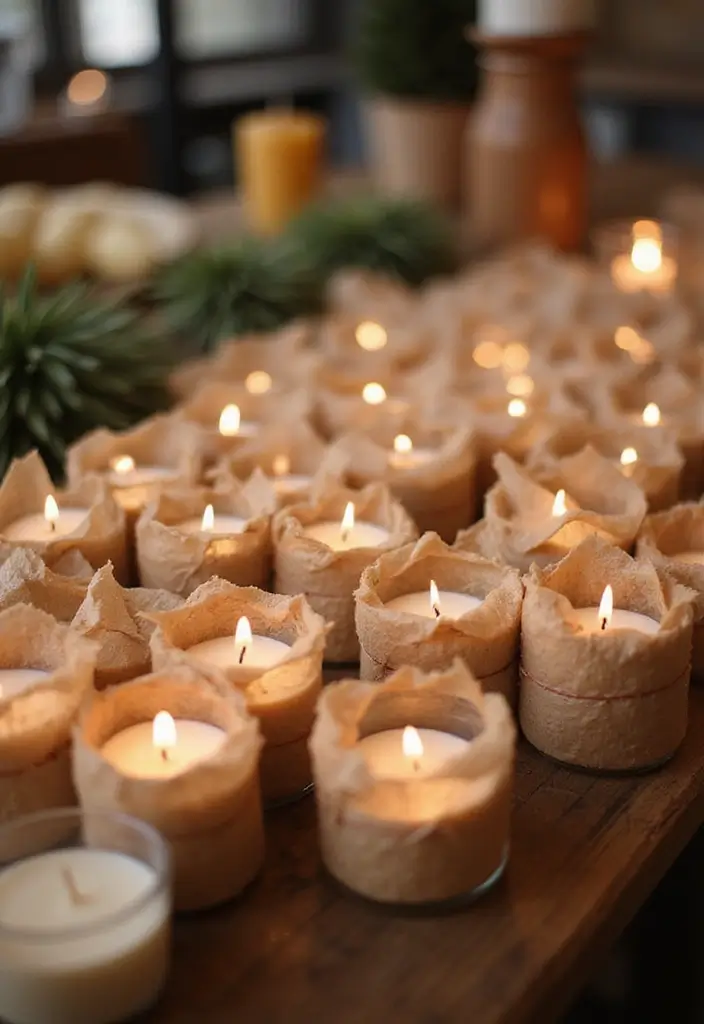 25 Living Room Candle Decor Ideas That Create Cozy Evenings 96 25 Living Room Candle Decor Ideas That Create Cozy Evenings - 24. Candle Party Favors