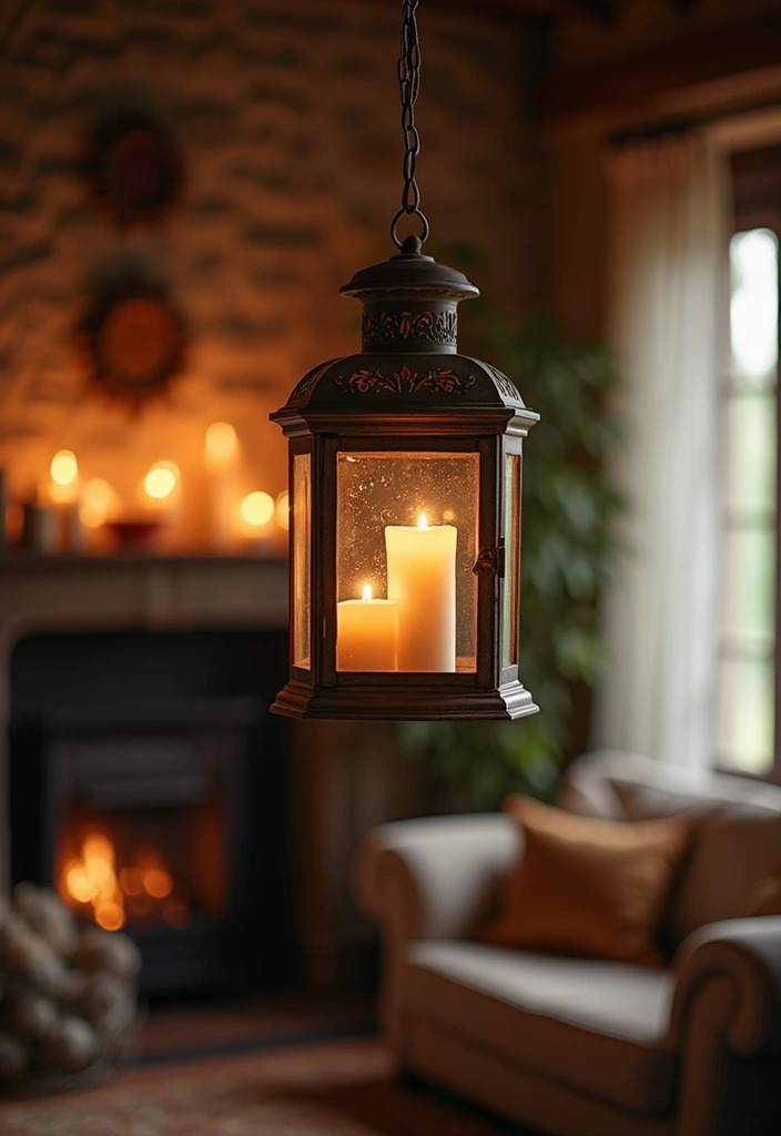 25 Living Room Candle Decor Ideas That Create Cozy Evenings 22 25 Living Room Candle Decor Ideas That Create Cozy Evenings - 4. Candle Lanterns for Ambient Lighting
