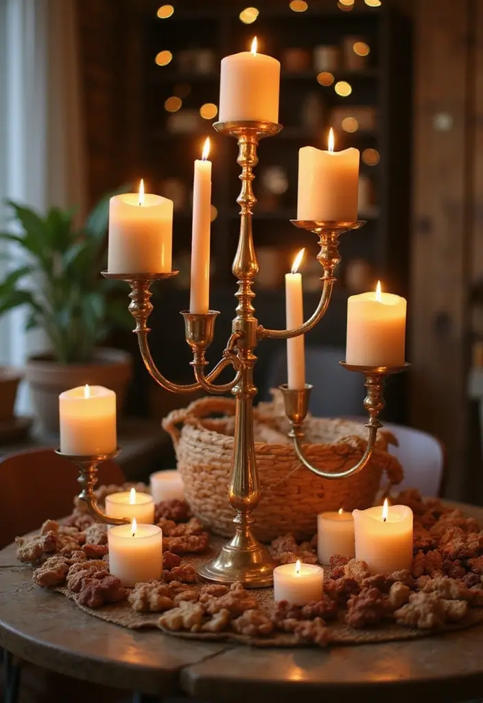 25 Metal Candle Holder Decor Ideas for Industrial Style 56 25 Metal Candle Holder Decor Ideas for Industrial Style - 16. Multi-Candle Holders for Group Displays