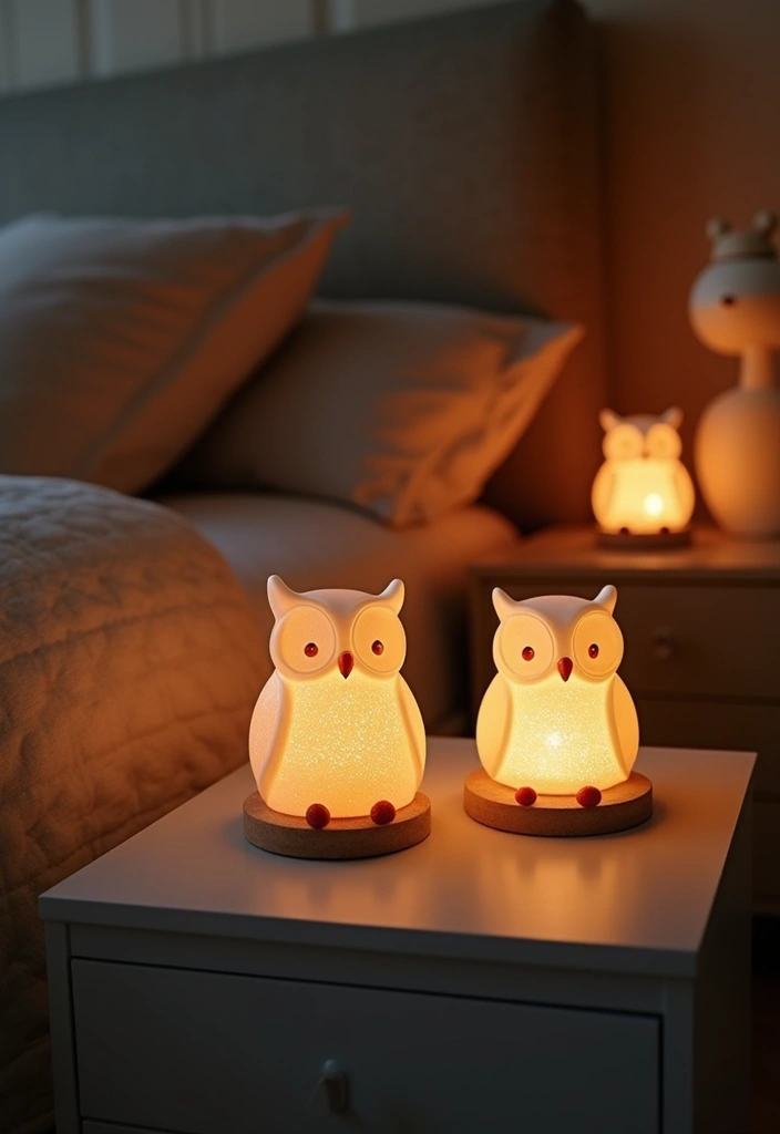 25 Owl Candle Holder Decor Ideas That Add Whimsical Charm 55 25 Owl Candle Holder Decor Ideas That Add Whimsical Charm - 13. Owl Candle Holders as Night Lights