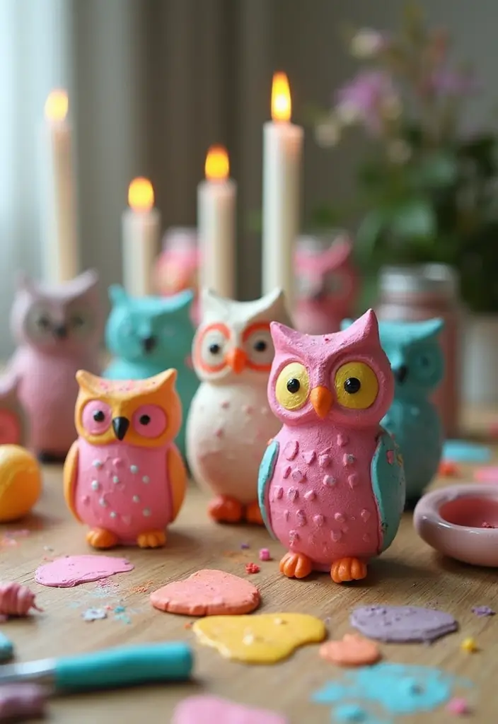 25 Owl Candle Holder Decor Ideas That Add Whimsical Charm 70 25 Owl Candle Holder Decor Ideas That Add Whimsical Charm - 22. DIY Owl Candle Holders