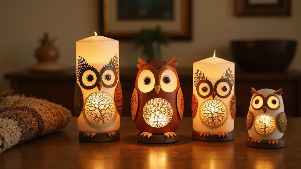 25 Owl Candle Holder Decor Ideas That Add Whimsical Charm