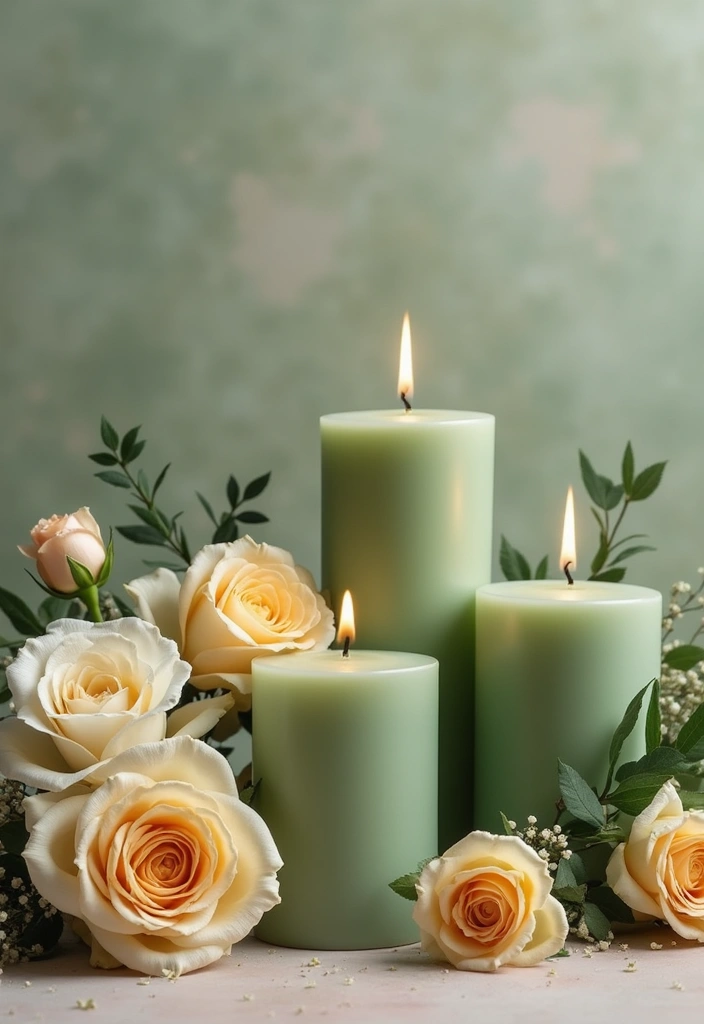 25 Sage Green Candle Decor Ideas for Calm and Trendy Spaces 78 25 Sage Green Candle Decor Ideas for Calm and Trendy Spaces - 22. Sage Green Month-by-Month Decor Changes