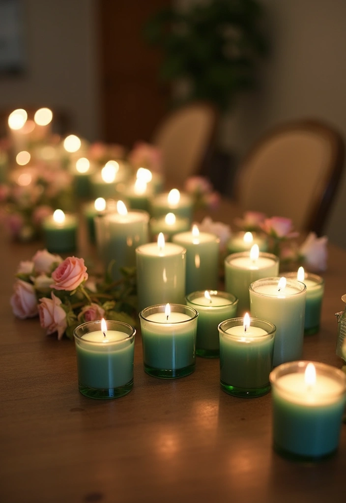 25 Sage Green Candle Decor Ideas for Calm and Trendy Spaces 35 25 Sage Green Candle Decor Ideas for Calm and Trendy Spaces - 9. Sage Green Votive Candles