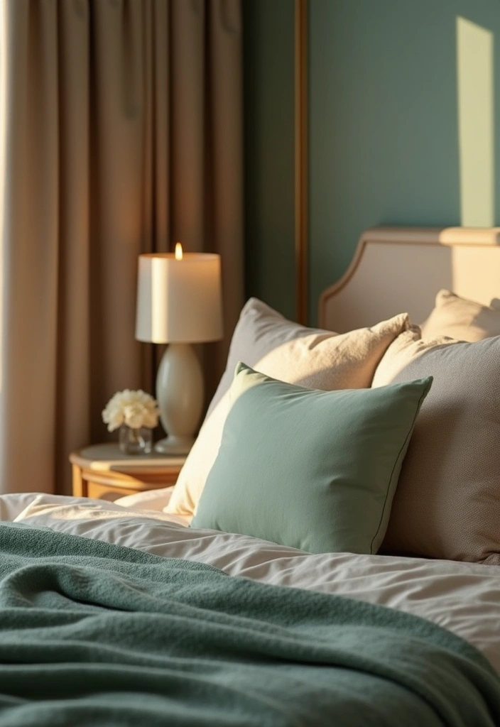 25 Turquoise Candle Holder Decor Ideas That Pop with Color 18 25 Turquoise Candle Holder Decor Ideas That Pop with Color - 8. Romantic Bedroom Ambiance
