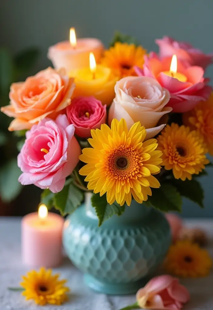 25 Unique Candle Shape Ideas for Eye-Catching Home Decor 84 25 Unique Candle Shape Ideas for Eye-Catching Home Decor - 14. Candle Flowers