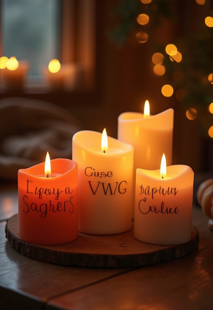 25 Unique Candle Shape Ideas for Eye-Catching Home Decor 89 25 Unique Candle Shape Ideas for Eye-Catching Home Decor - 15. Personalized Candles