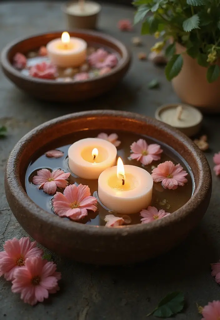 25 Unique Candle Shape Ideas for Eye-Catching Home Decor 103 25 Unique Candle Shape Ideas for Eye-Catching Home Decor - 17. Floating Candles