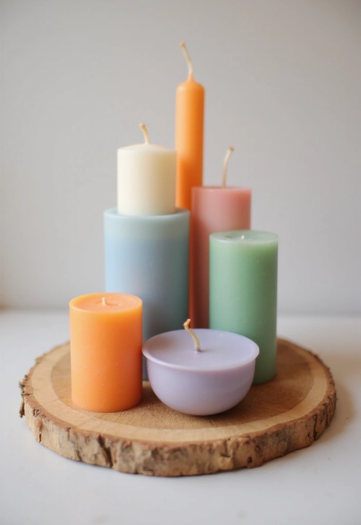 25 Unique Candle Shape Ideas for Eye-Catching Home Decor 110 25 Unique Candle Shape Ideas for Eye-Catching Home Decor - 18. Candle Stacks