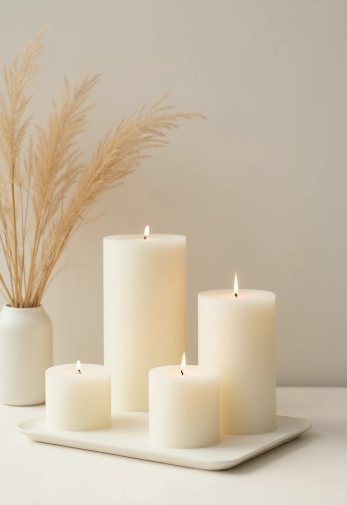 25 Unique Candle Shape Ideas for Eye-Catching Home Decor 21 25 Unique Candle Shape Ideas for Eye-Catching Home Decor - 5. Minimalist Cylinders
