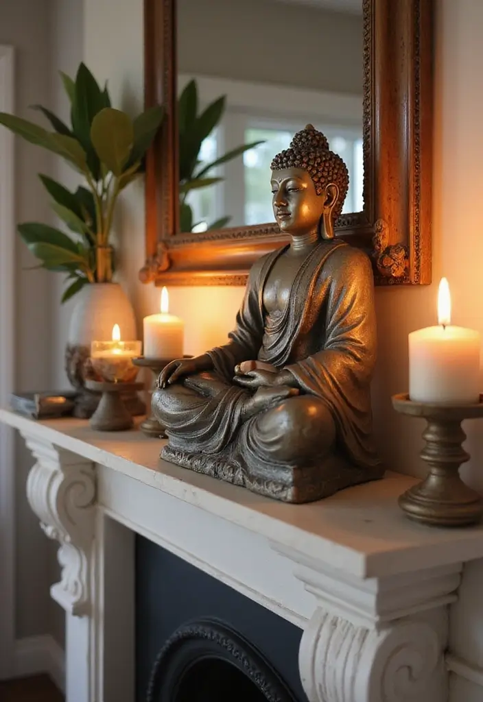 26 Buddha Candle Holder Decor Ideas for Peaceful Interiors 55 26 Buddha Candle Holder Decor Ideas for Peaceful Interiors - 15. Sculptural Candle Holders