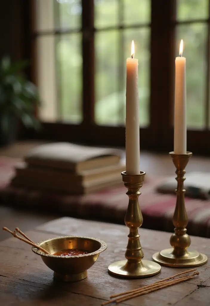 26 Buddha Candle Holder Decor Ideas for Peaceful Interiors 56 26 Buddha Candle Holder Decor Ideas for Peaceful Interiors - 16. Pairing with Incense Holders
