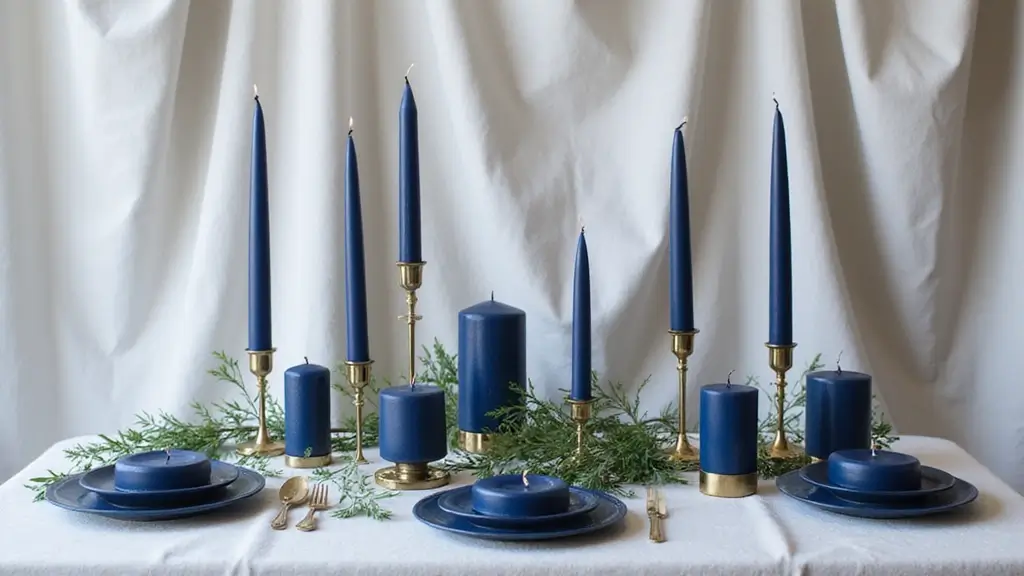 26 Navy Blue Candle Decor Ideas That Look Sophisticated