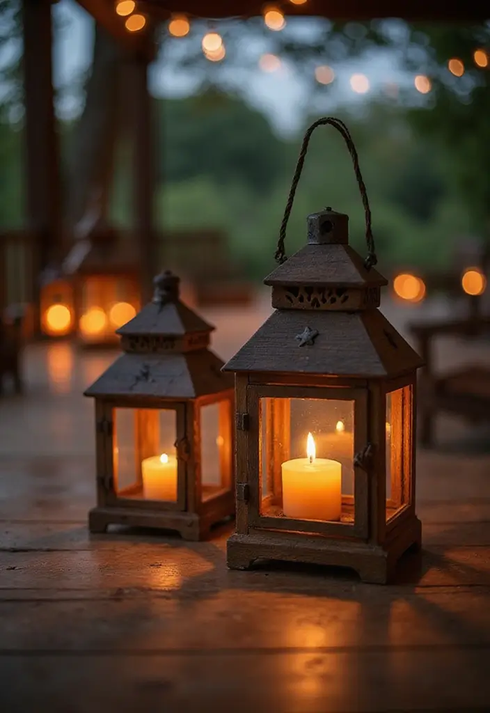 26 Wooden Candle Holder Decor Ideas for Rustic and Earthy Spaces 19 26 Wooden Candle Holder Decor Ideas for Rustic and Earthy Spaces - 5. Wooden Lantern Candle Holders