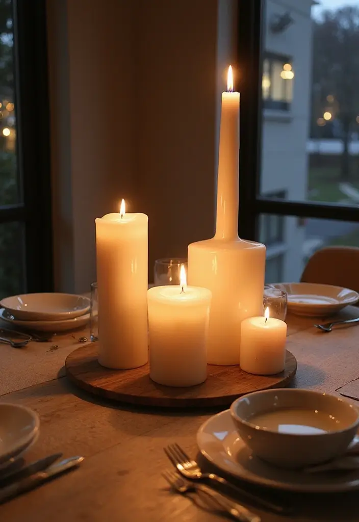 27 Candlestick Decor Ideas for Dining Tables That Impress Guests 68 27 Candlestick Decor Ideas for Dining Tables That Impress Guests - 20. Artistic Candle Sculptures