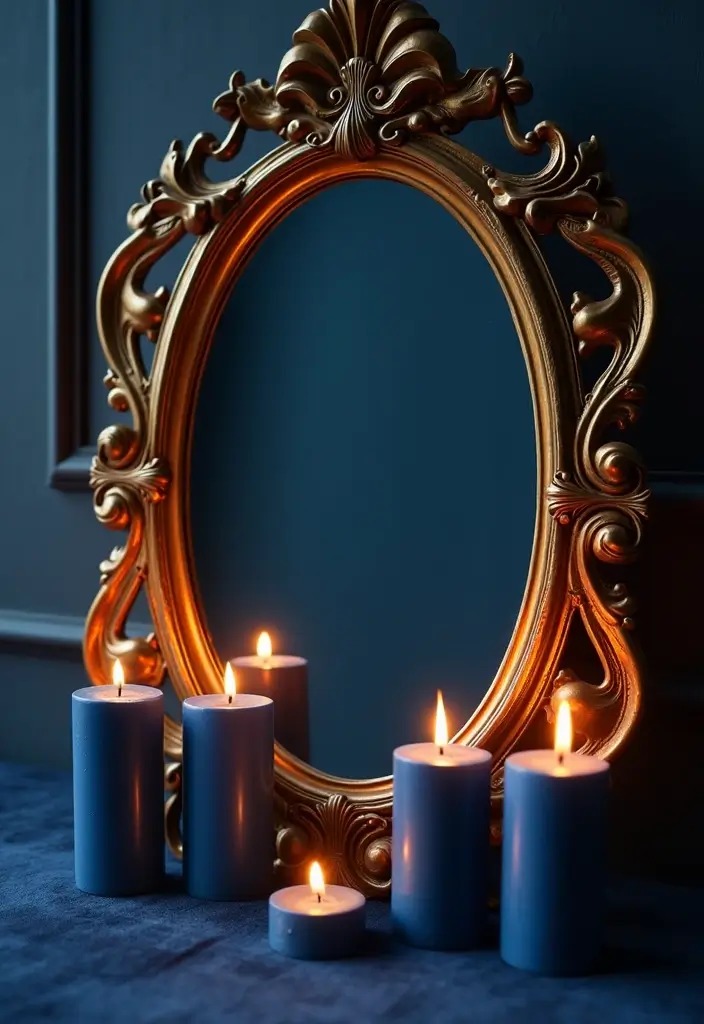 27 Paris-Themed Candle and Lamp Decor Ideas for Romantic Rooms 28 27 Paris-Themed Candle and Lamp Decor Ideas for Romantic Rooms - 10. Candlelit Mirrors