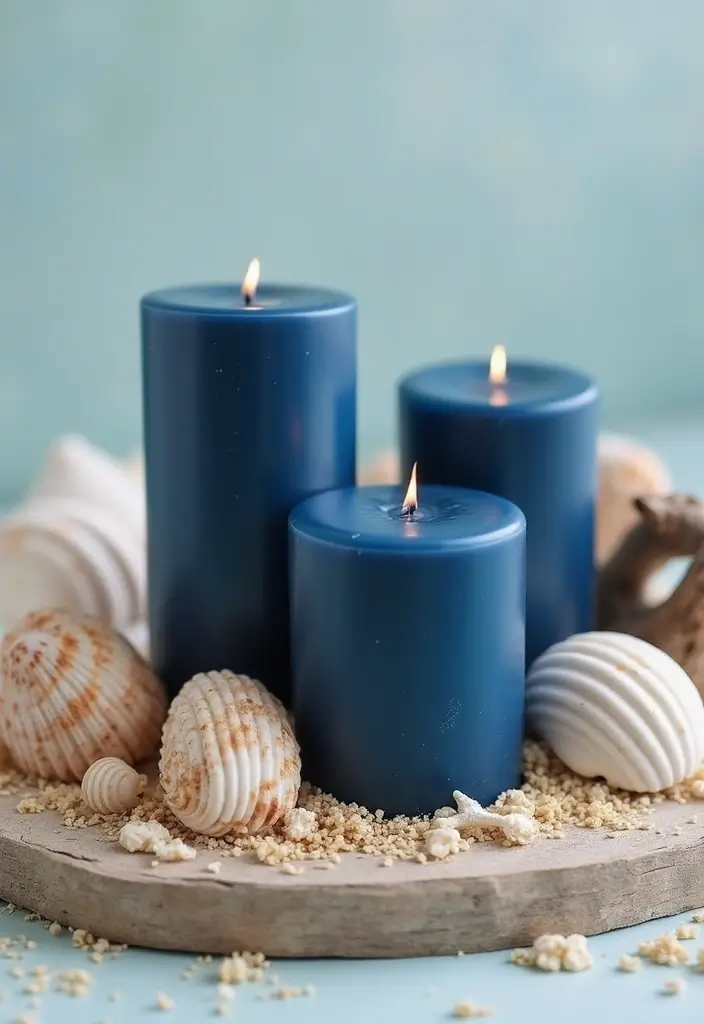 27 Paris-Themed Candle and Lamp Decor Ideas for Romantic Rooms 38 27 Paris-Themed Candle and Lamp Decor Ideas for Romantic Rooms - 14. Coastal-Inspired Candle Arrangements